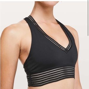 Lululemon Find Focus Bra Black Size 6
